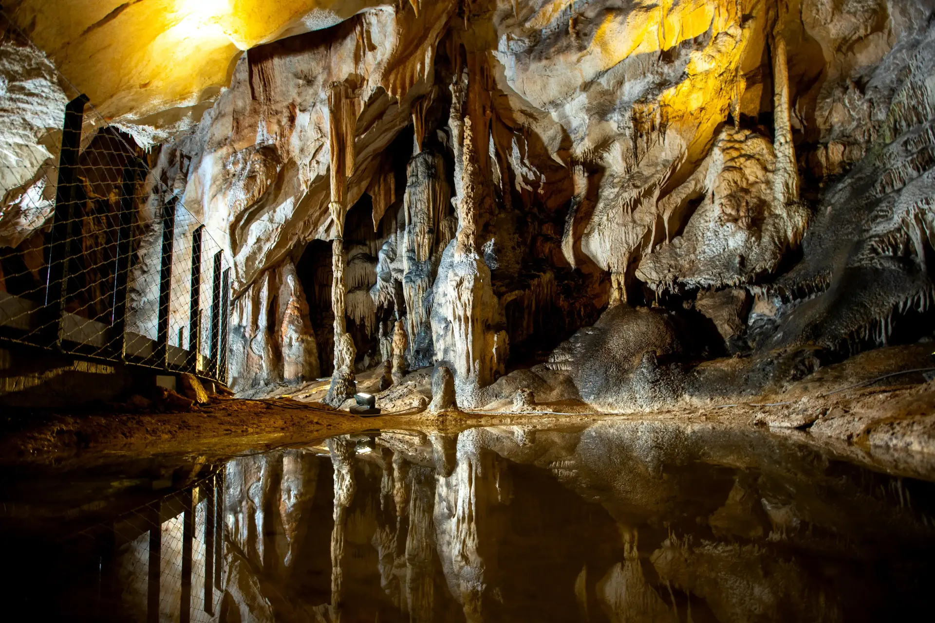 Cerovac Caves stalactites