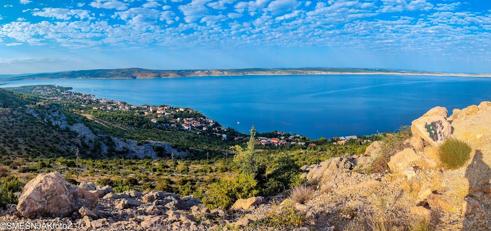 Panoramic view of the coast